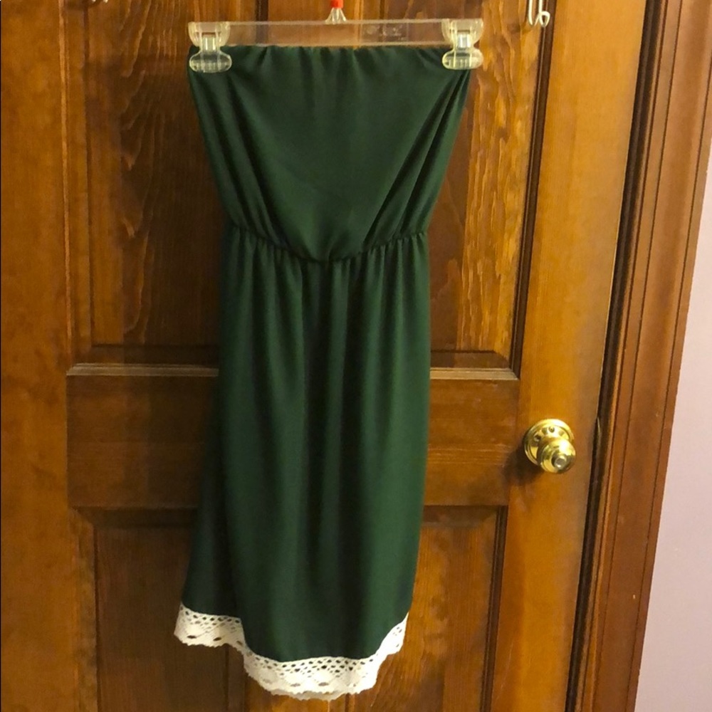 Strapless summer dress